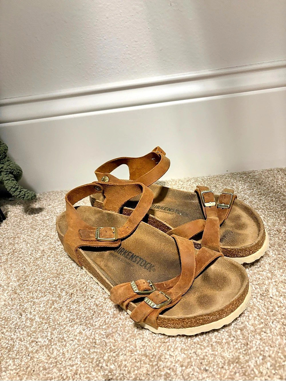 Birkenstock Yara Brown Buckle Sandals